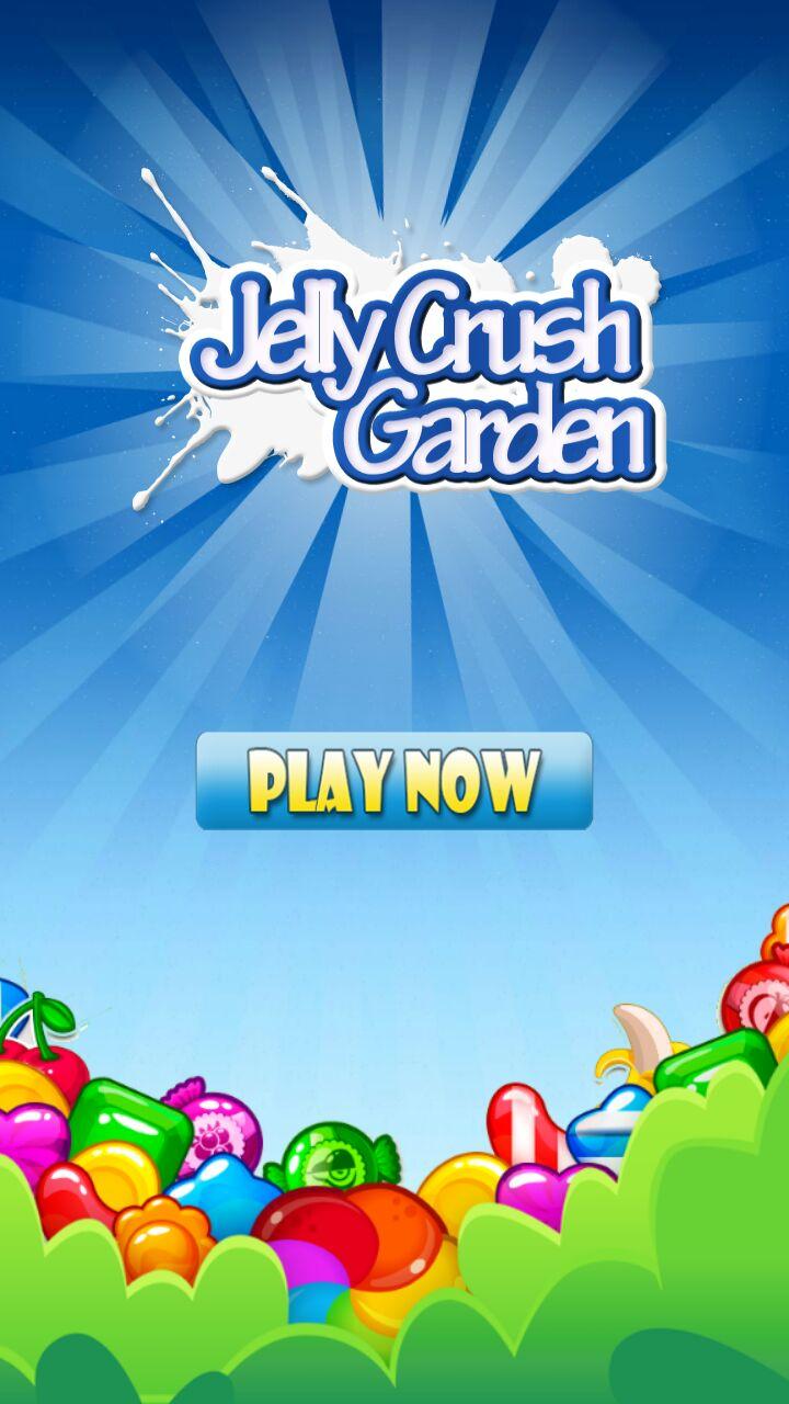 Android application Jelly Crush Garden screenshort