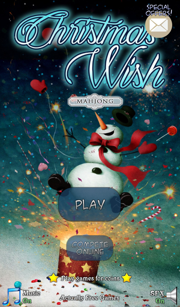 Android application Hidden Mahjong: Christmas Wish screenshort