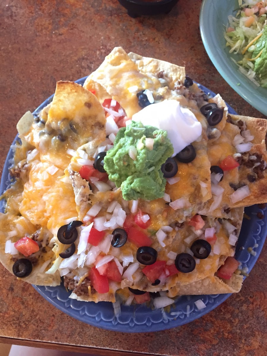 Beef nachos - 1/2 size