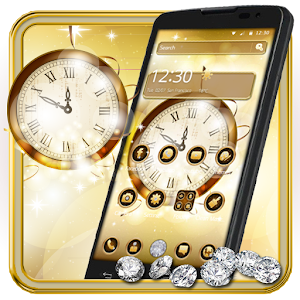 Download Gold Clock Diamond For PC Windows and Mac