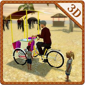 Download Beach Ice Cream Delivery Bike For PC Windows and Mac