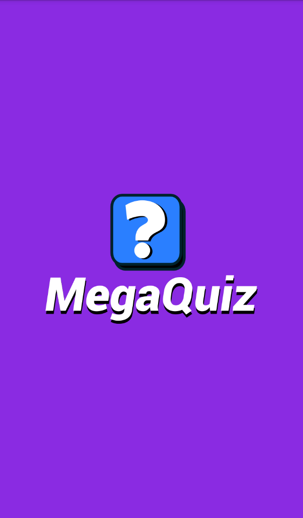 Android application MegaQuiz - Jogo de perguntas screenshort