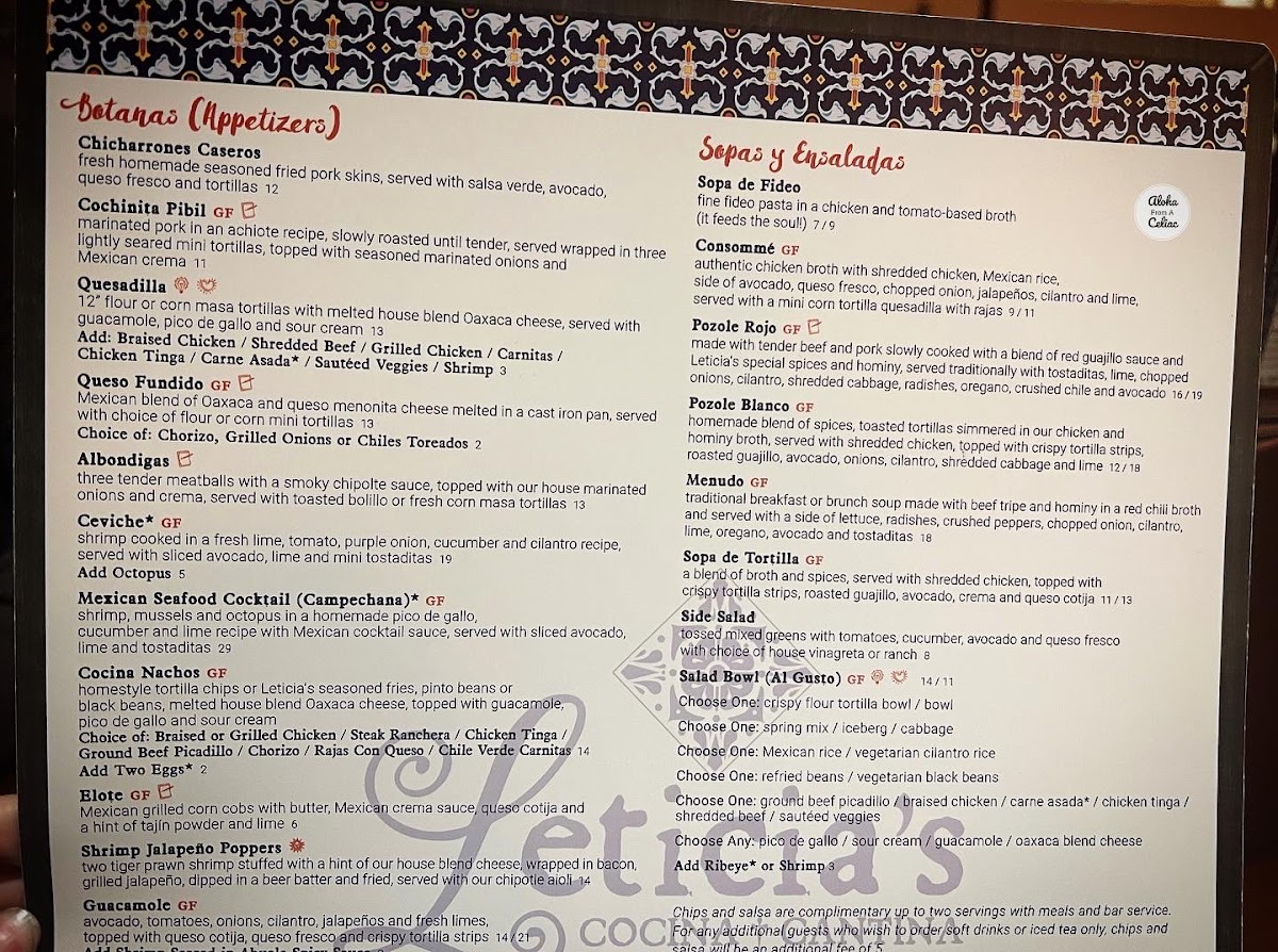 Menu photo 1