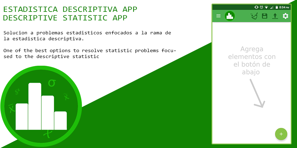 Android application Descriptive Statistic App screenshort