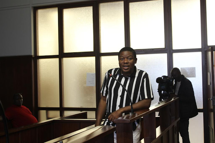 Former student activist Bonginkosi Khanyile appeared in the Durban magistrate's court on Friday. His trial has been set down for December.