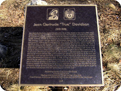 Jean Gertrude Davidson, known throughout her life as True, moved to East York in 1947, where she became actively involved in her new community. Her energetic and enthusiastic support for enriched...