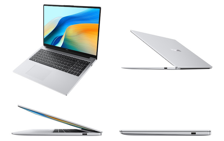 The Huawei MateBook D 16 is as sleek and lightweight as it is powerful: it measures just 17mm thick and weighs only 1.68kg.