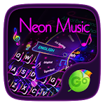Neon Music GO Keyboard Theme Apk
