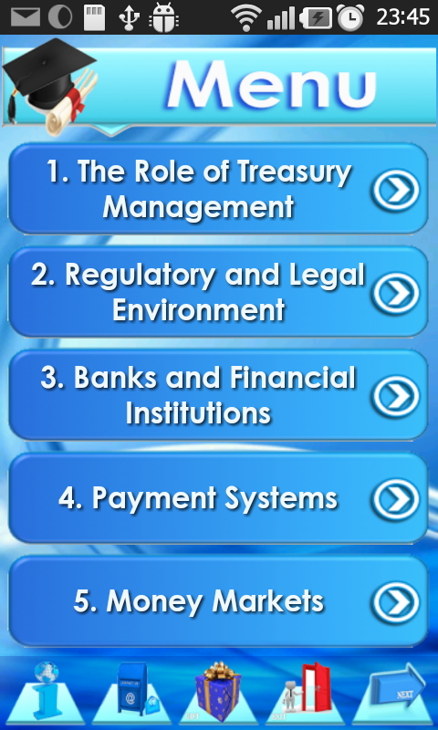 Android application CTPapp Treasury Professional screenshort