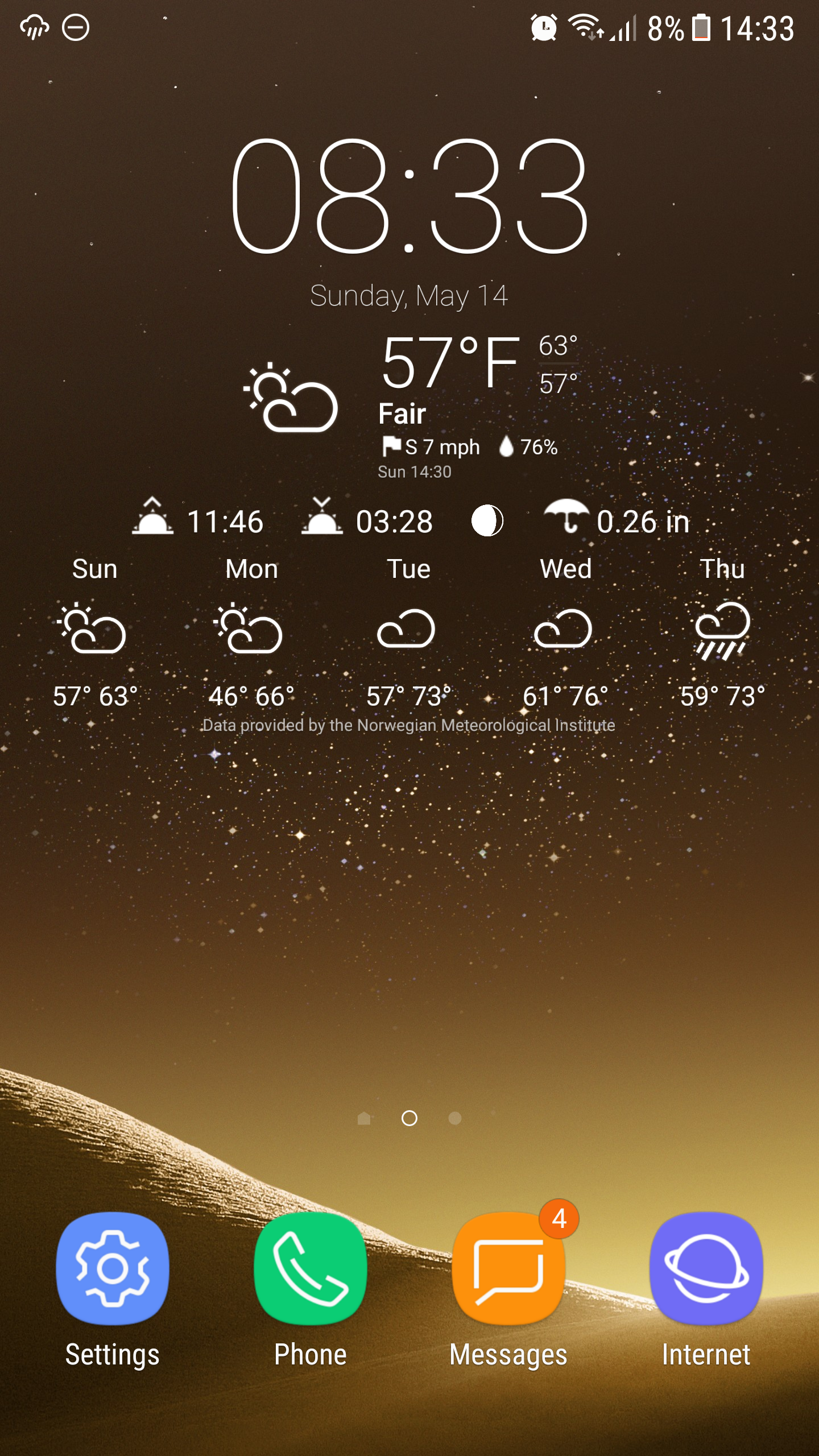 Android application Dream UI Weather Icons Set for Chronus screenshort