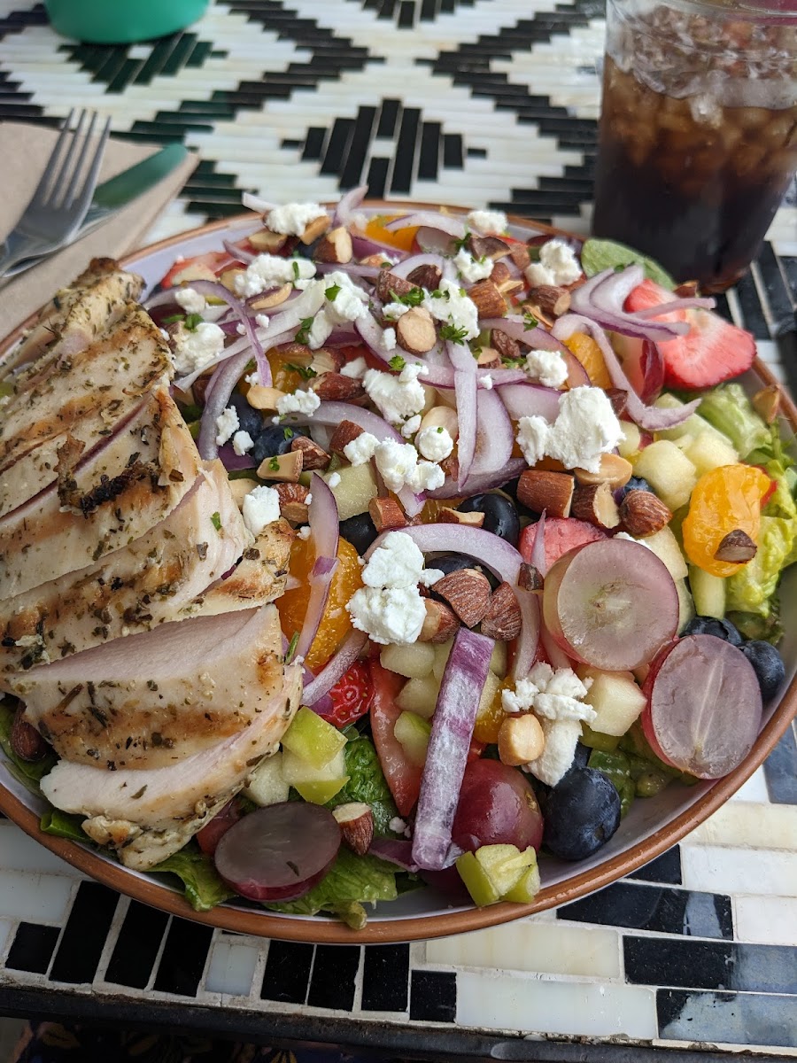 The "Other Salad" with grilled chicken added