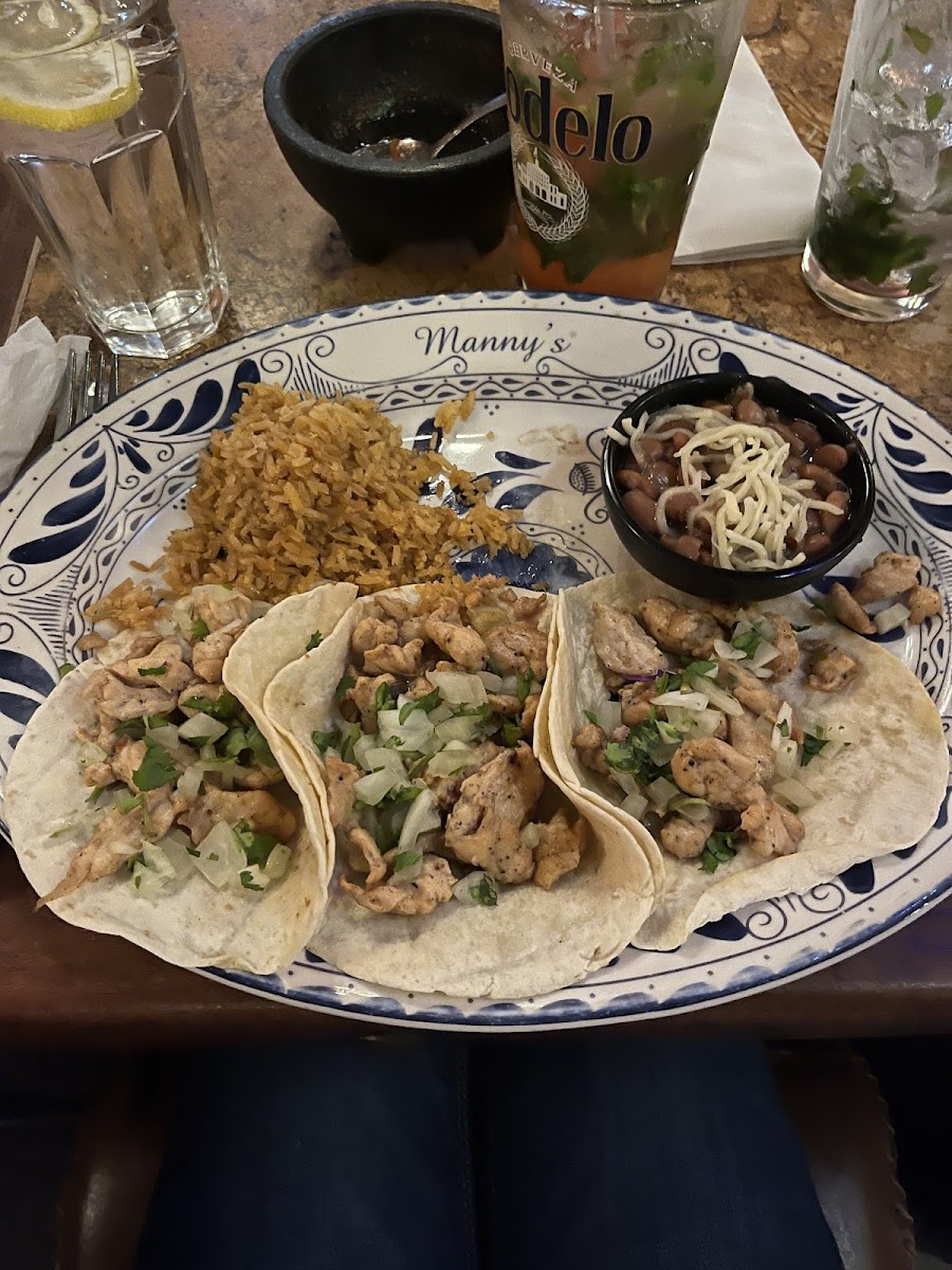 Chicken tacos