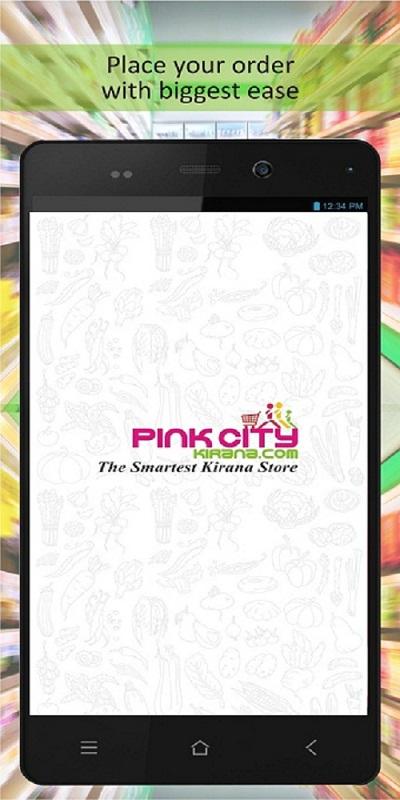 Android application Pinkcitykirana -Online Grocery screenshort