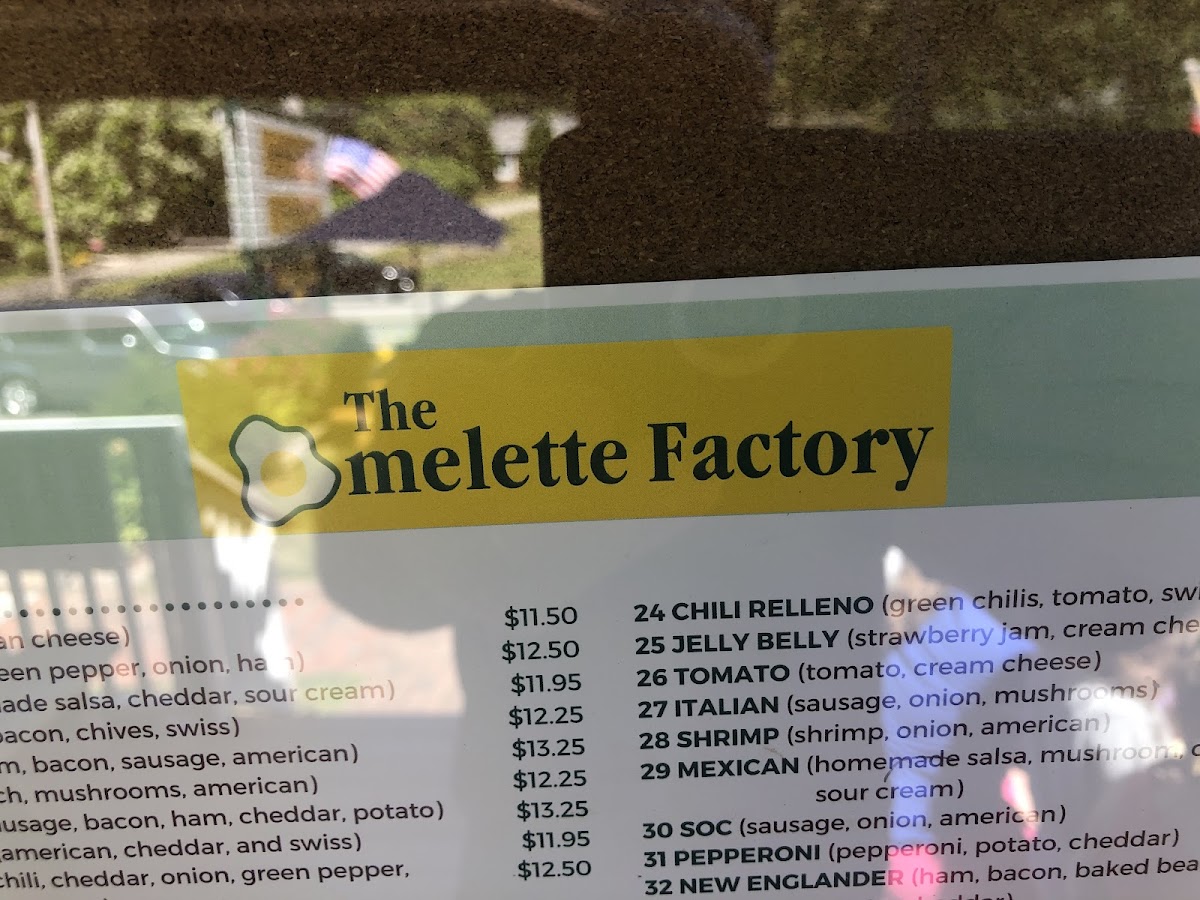 Gluten-Free at The Omelette Factory