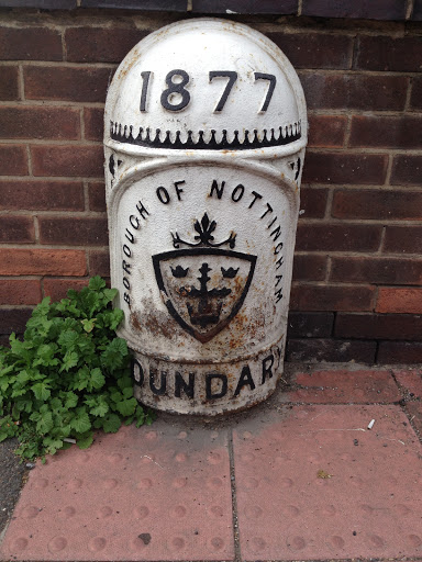 1877 Nottingham Borough Boundary