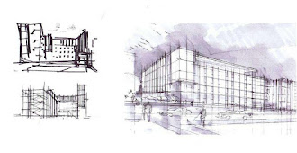 blueprint of business building