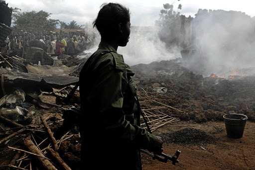 A rebel soldier in the DRC. Picture: REUTERS