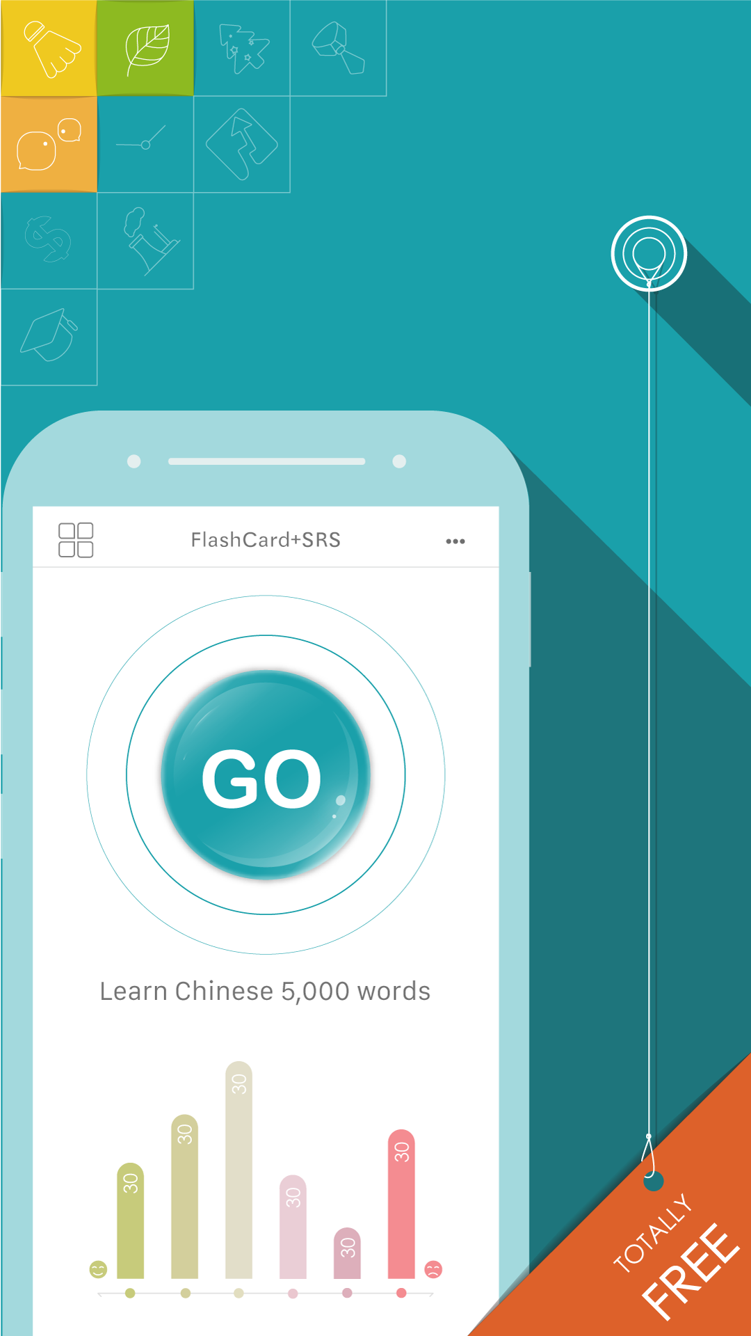 Android application Learn Chinese Mandarin Words screenshort