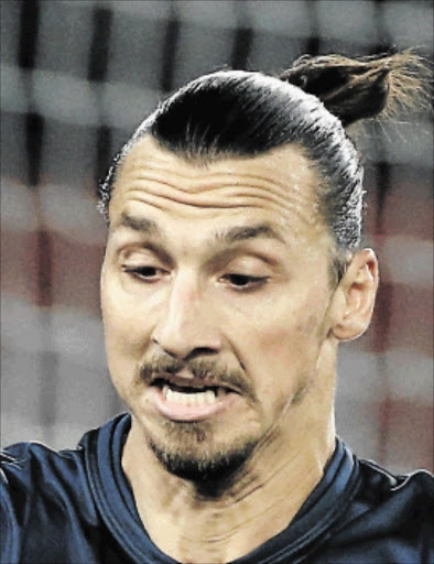 KEY MAN: Paris St Germain striker Zlatan Ibrahimovic