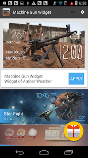 How to download machine gun weather widget 2.0_release unlimited apk for bluestacks