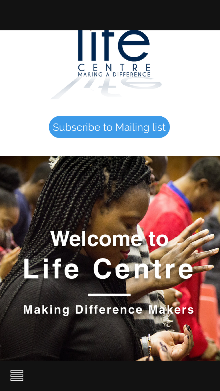Android application CLF Life Centre screenshort
