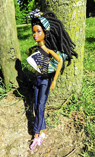 Doll with locks affirm Africans.