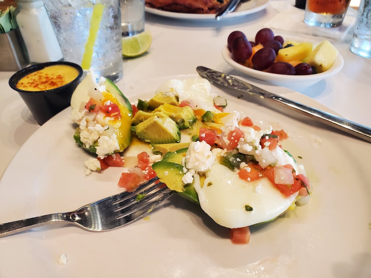 Avocado benedict.