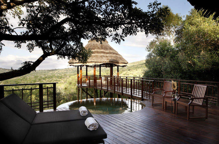 Thanda Safari Lodge exterior.