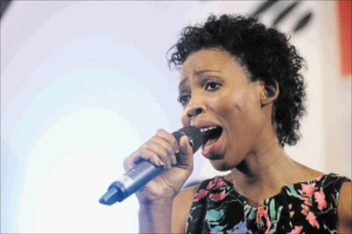 SONGS OF HOPE: Lulu Dikane wants people to be inspired by her music Photo: Veli Nhlapo