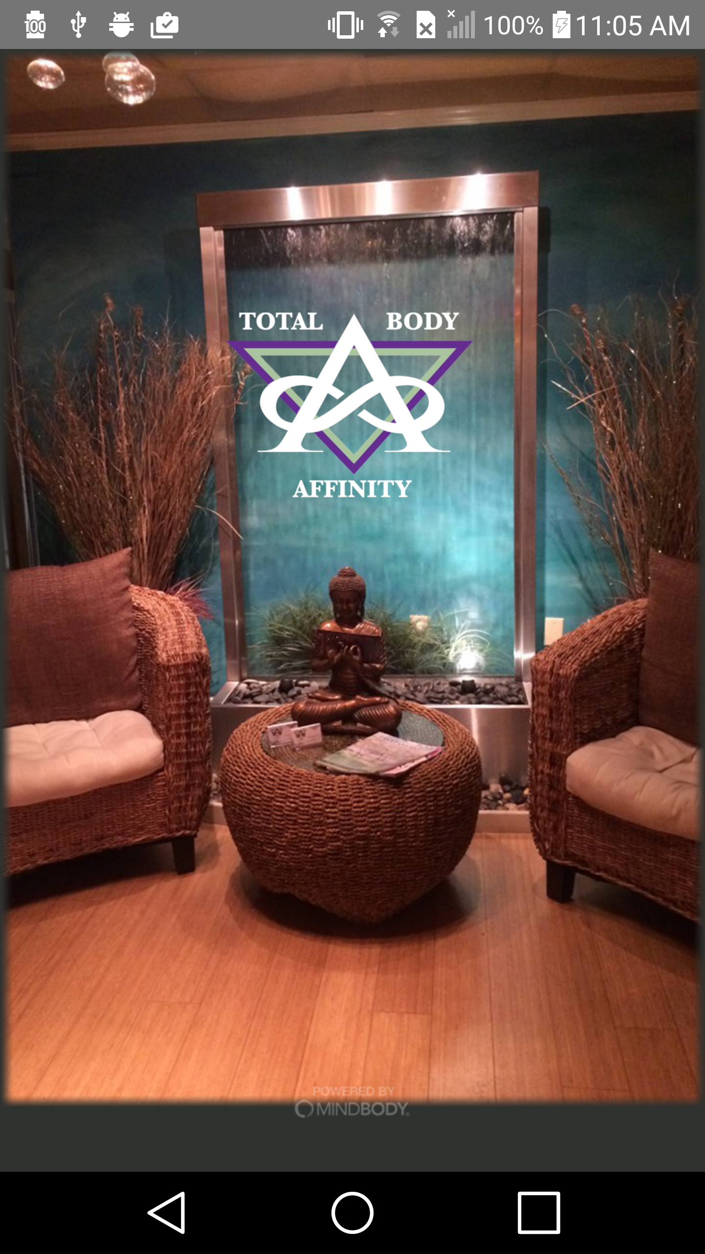 Android application Total Body Affinity screenshort