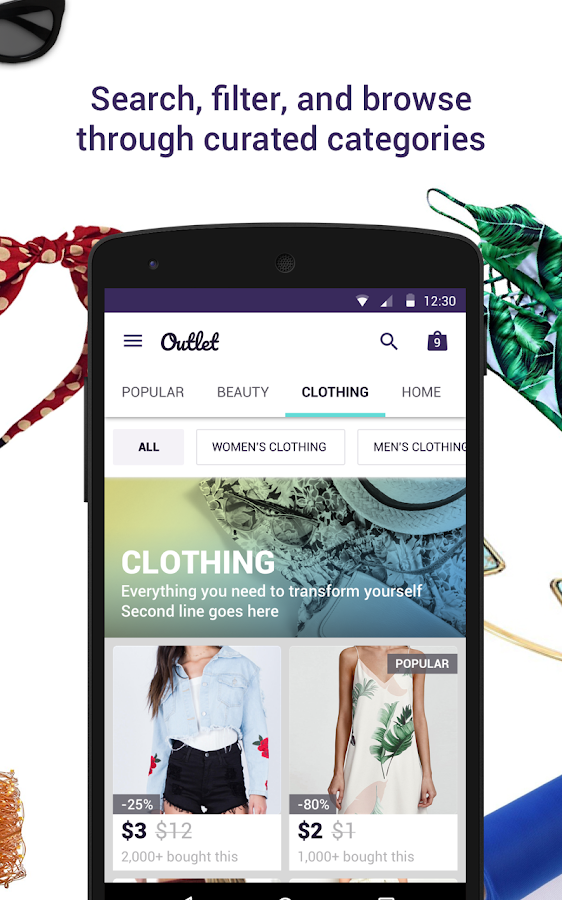 Outlet: The Dollar Store In Your Pocket — приложение на Android