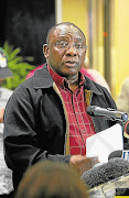 ANC national executive committee member Cyril Ramaphosa