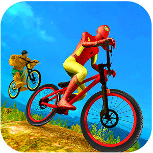 Download Offroad Monster Superhero BMX Bicycle Stunts Rider For PC Windows and Mac