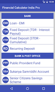 Financial Calculator India Pro screenshot for Android