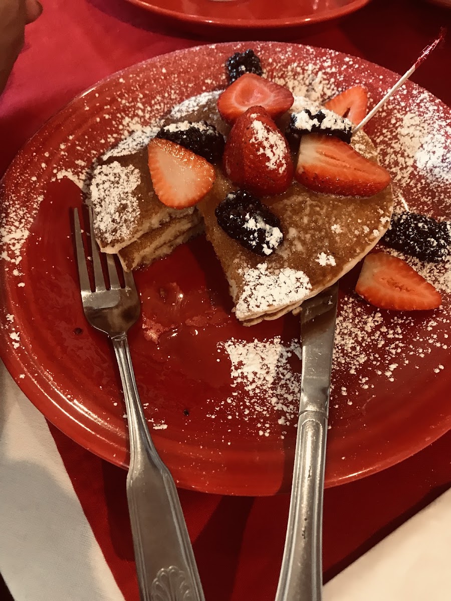 Gluten-Free Pancakes at Beach Street Grill Organic Restaurant