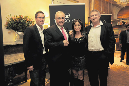 SUN RISE: Graham Woods, Jeremy Maggs , Jen Sue and Rob Collins at Montecasino