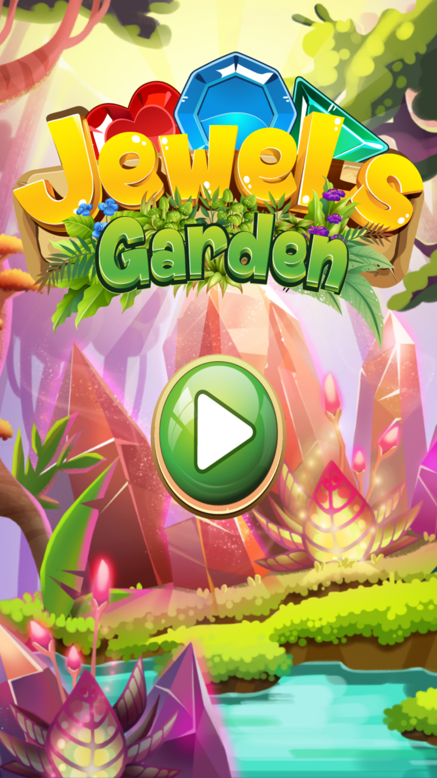 Android application Jewels Garden screenshort