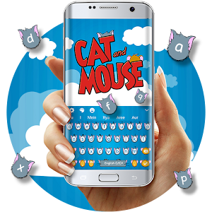 Download Cat & Mouse Cartoon Keyboard Theme For PC Windows and Mac