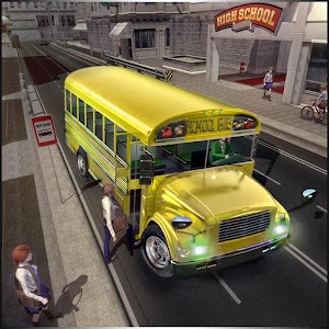Download High School Coach Bus: Town Driving Simulator 2018 For PC Windows and Mac