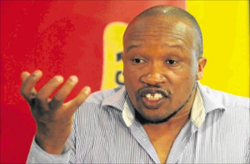 The general secretary of the National Union of Metalworkers of South Africa Irvin Jim. Photo: Tsheko Kabasia