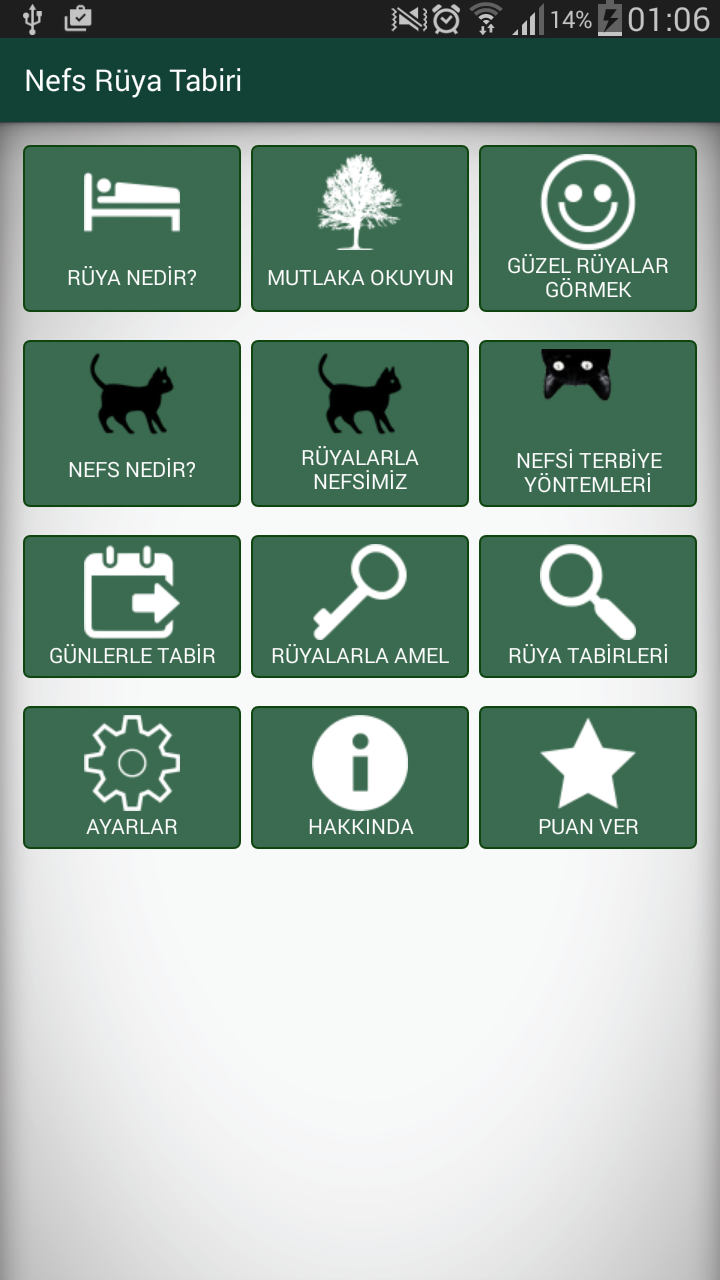 Android application Rüya Tabirleri Nefs screenshort