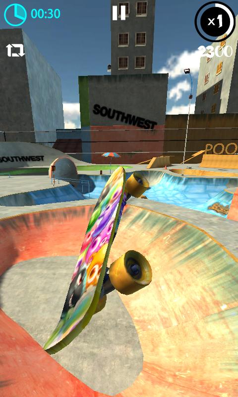 Android application Real Skate 3D screenshort