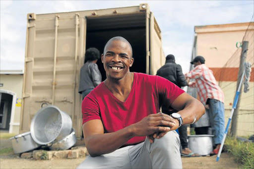 COMMUNITY HERO: Duncan Village resident, Sizwe Yolo, says as a youngster he used to beg on the streets and got involved in crime at a very young age – until he started going to church. He has since reached out to his local community by feeding many hungry mouths in his neighbourhood through his soup kitchen Picture: MARK ANDREWS