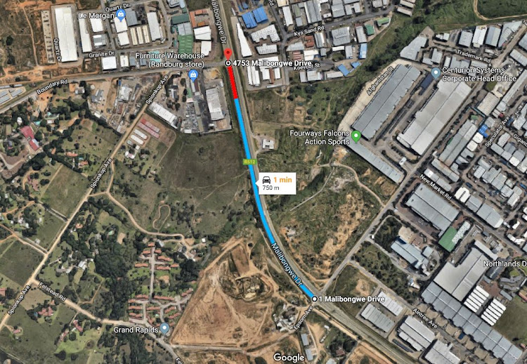Malibongwe Road will be closed between Epsom Avenue and Boundary Road.