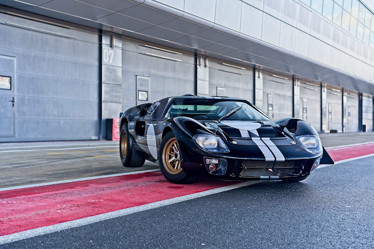 The body of this replica Ford GT40 is made in SA, but the Everrati in the UK turns it into a 596kW electric sports car.