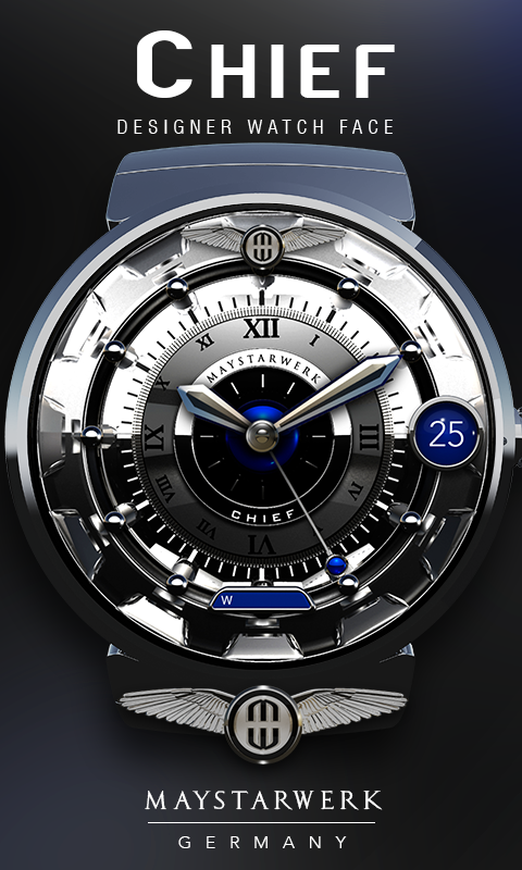 Android application Chief Watch Face screenshort