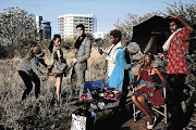 NIP AND TUCK: The team behind Black Trash, a leading fashion label in Botswana, shot on location at the Phakalane golf estate in Gaborone