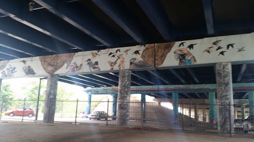 Wild Bird Mural Under The High Way 