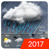 Real-time weather display