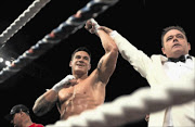 GLORY DAYS:  Sonny Bill Williams celebrating a victory  in  February 2012. Now he's facing the 'White Buffalo', a veteran fighter who takes no prisoners.  Photo: Getty Images